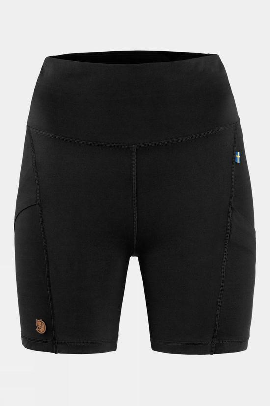 Fjallraven Womens Abisko 6" Short Tights Black Size