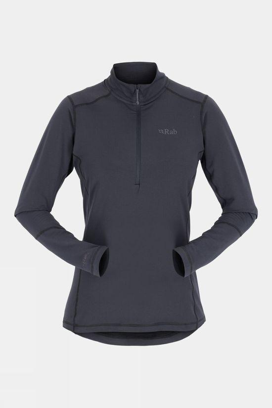 Rab Womens Conduit Pull-On Fleece Dk Grey Size