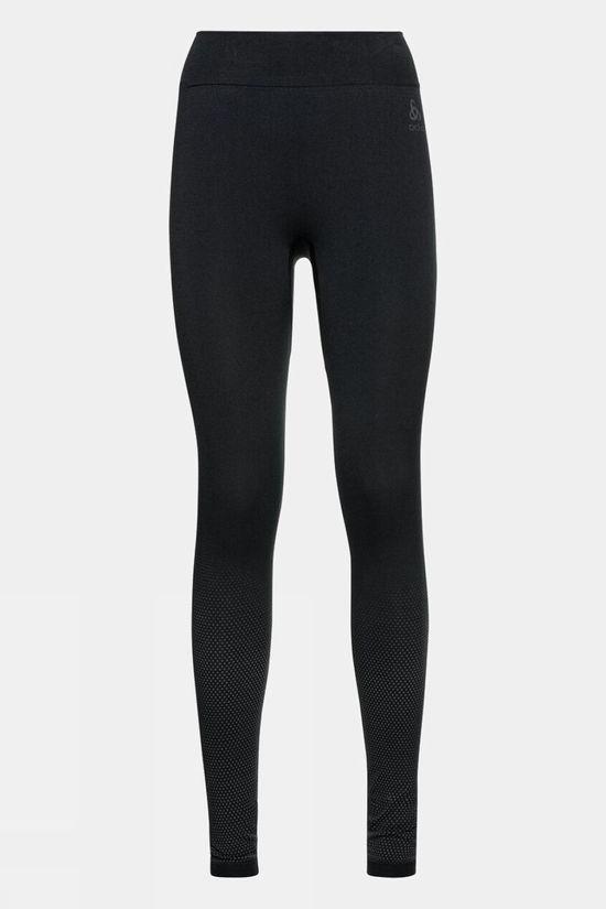 Odlo Womens  Performance Light Eco Baselayer Leggings Black Size