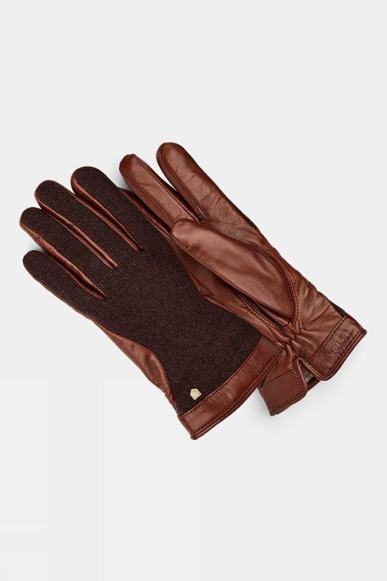 Hestra Womens Saga Gloves Dark Brown Size