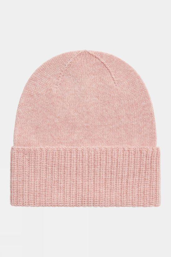 Brora Womens Cashmere Beanie Mid Pink Size