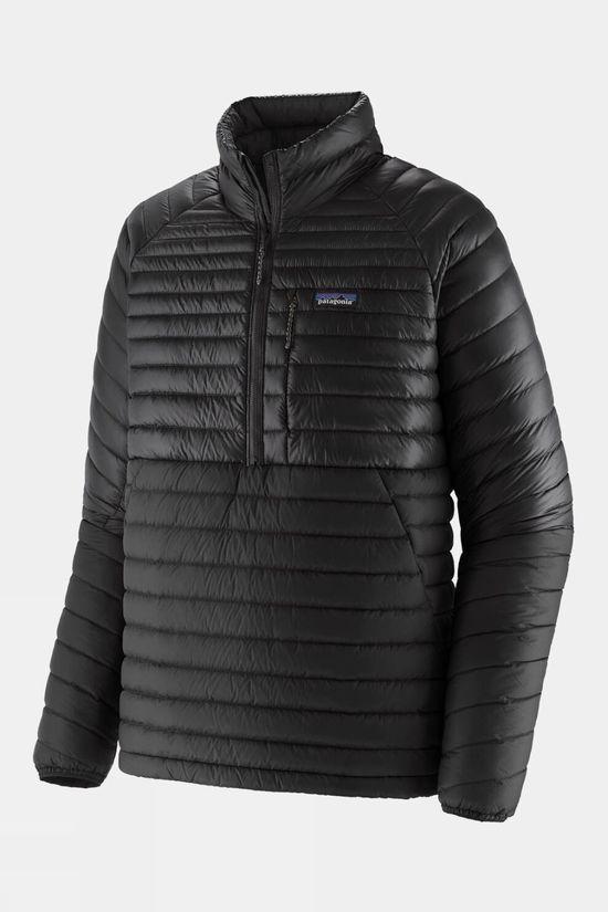 Patagonia Mens AlpLight Down Pullover Jacket Black Size