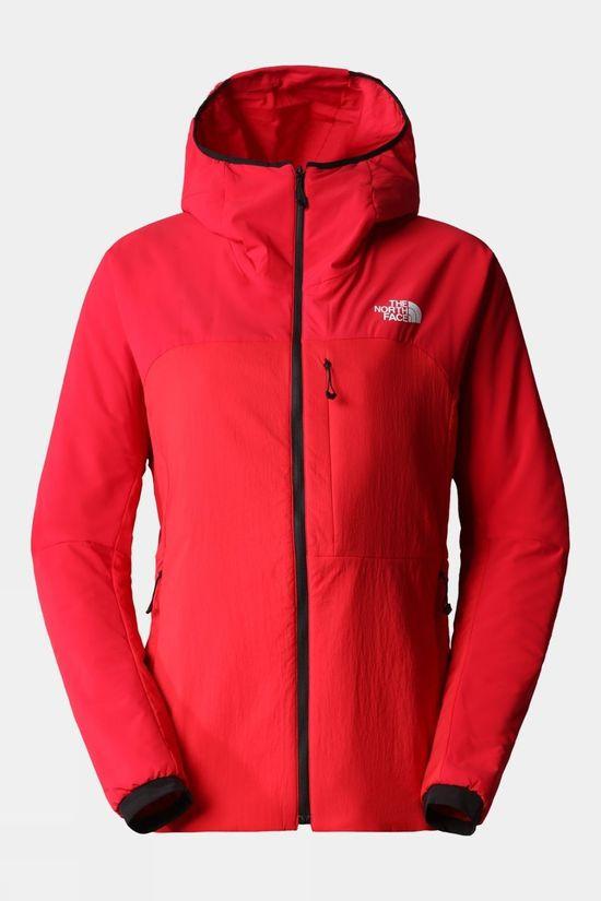 The North Face Mens Summit Casaval Midlayer Hoodie Jacket Red Size