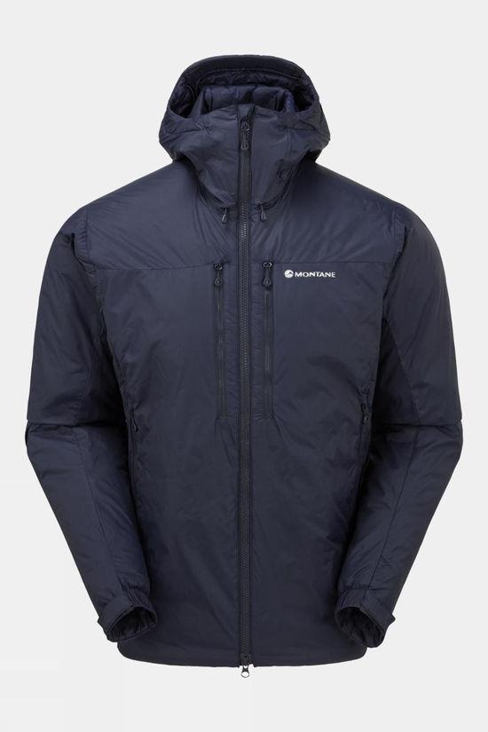 Montane Mens Respond XT Hooded Jacket Dk Blue Size