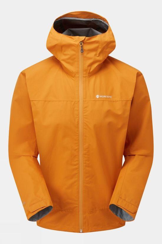 Montane Mens Spirit Waterproof Jacket Orange Size