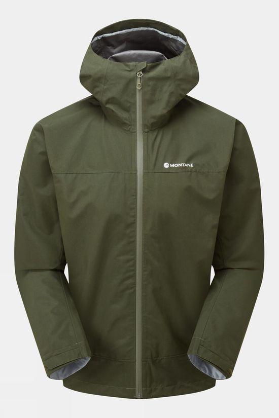 Montane Mens Spirit Waterproof Jacket Mid Khaki Size