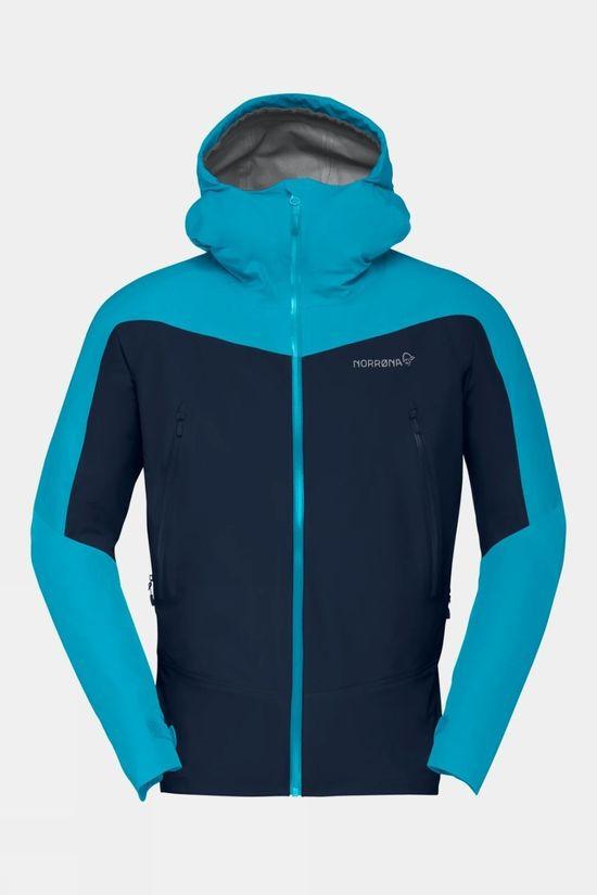 Norrona Mens Falketind GTX Jacket Navy Size