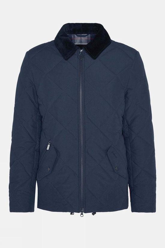 Barbour Mens City Chelsea Quilted Jacket Navy Size