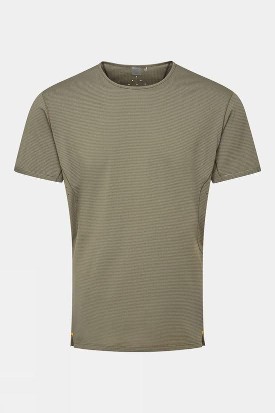 Rab Mens Sonic Ultra Tee T-Shirt Light Khaki Size