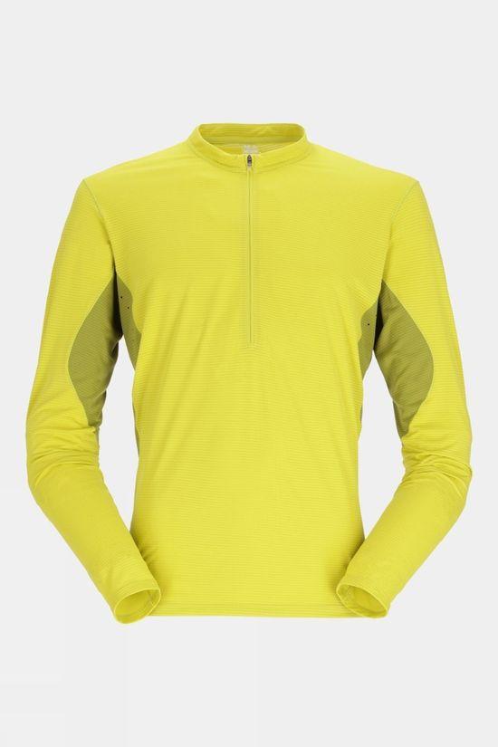 Rab Mens Sonic Ultra Zip Top Bright Yellow Size