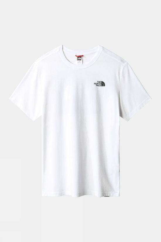 The North Face Mens Redbox Celebration T-Shirt White Size