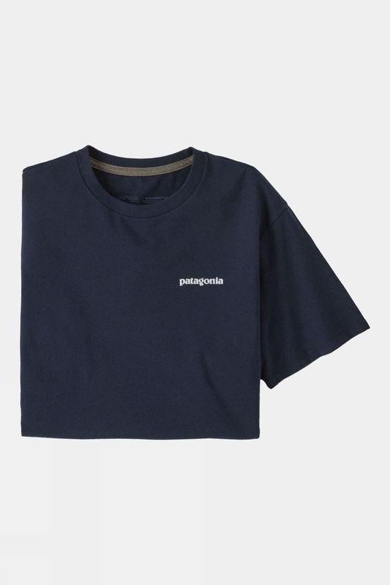 Patagonia Unisex Fitz Roy Icon ResponsibiliTee Navy Size