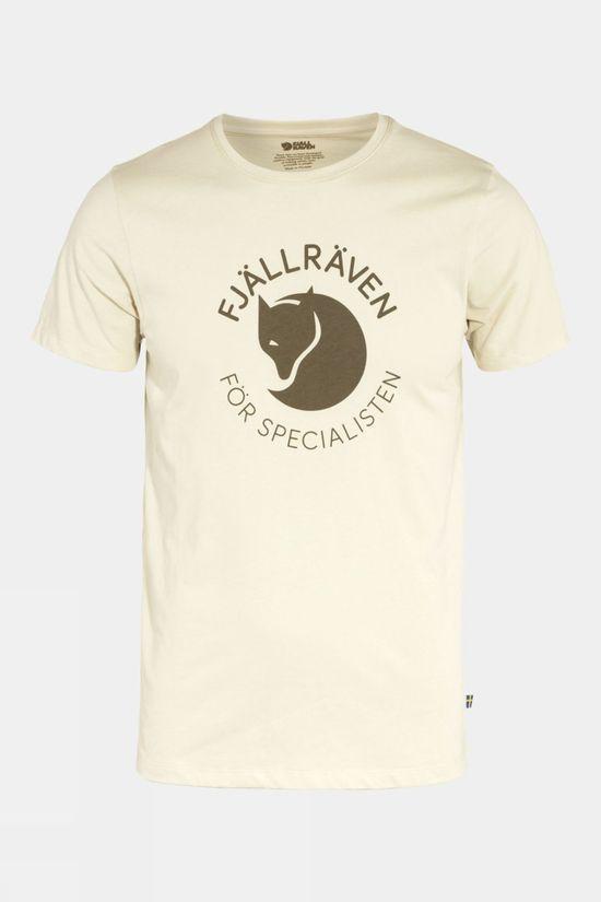 Fjallraven Mens Fox T-Shirt Off White Size