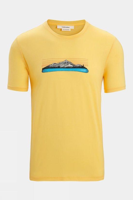 Icebreaker Mens Tech Lite II T-Shirt Bright Yellow Size