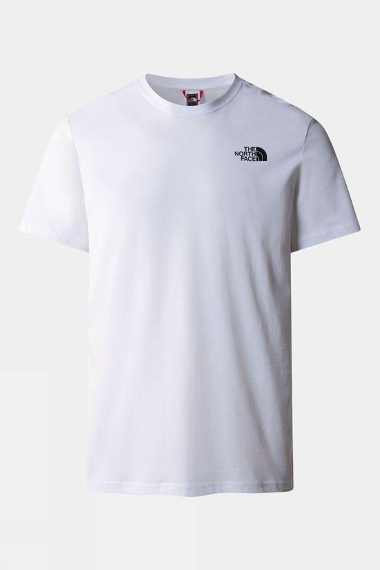 The North Face Mens Mountain Outline T-Shirt White Size