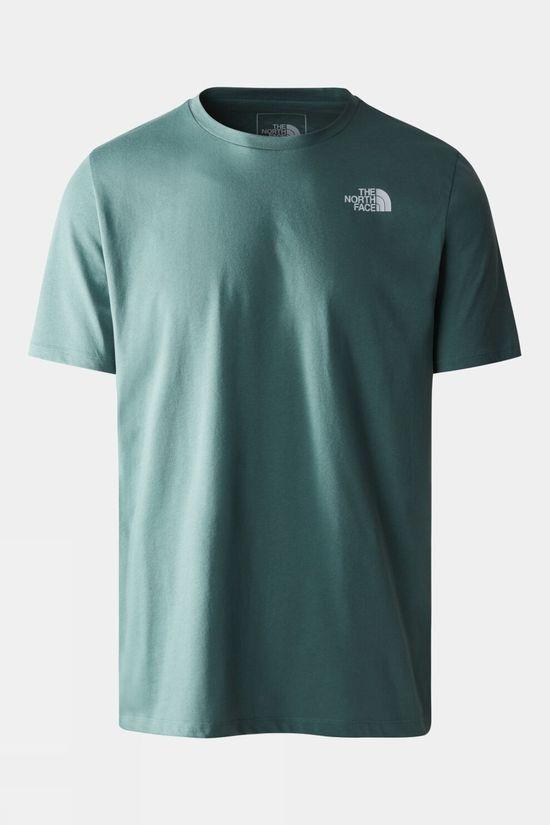 The North Face Mens Foundation Graphic T-Shirt Mid Green Size