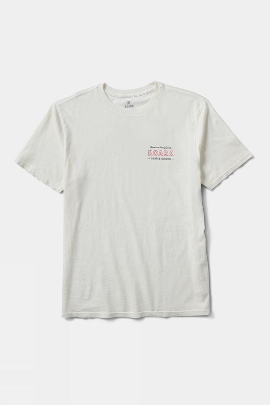 Roark Mens Adventure Ready T-Shirt Off White Size