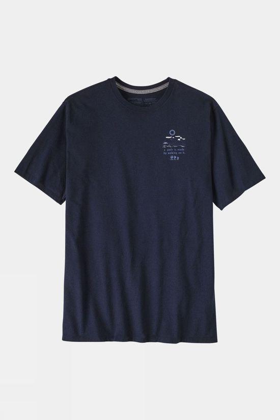 Patagonia Mens 50 Year Responsibili-Tee Navy Size