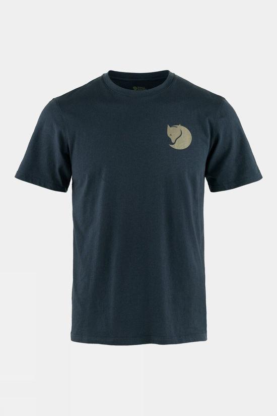 Fjallraven Mens Walk With Nature T-Shirt Navy Size