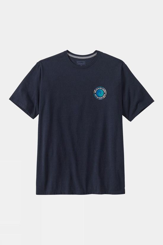 Patagonia Mens Unity Fitz Responsibili-Tee Navy Size