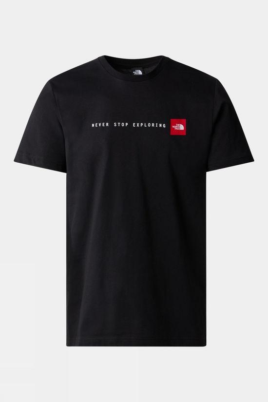 The North Face Mens Never Stop Exploring T-Shirt Black Size