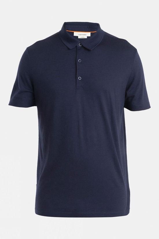 Icebreaker Mens Merino 150 Tech Lite III Polo T-Shirt Navy Size