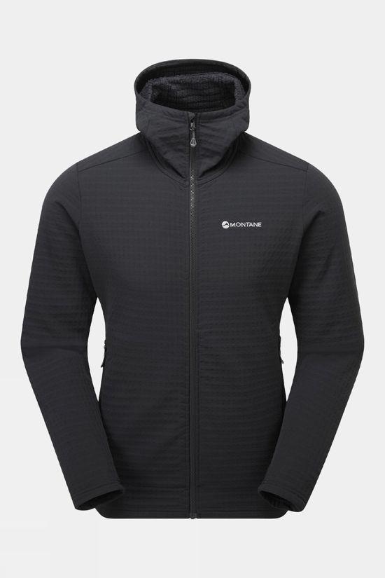 Montane Mens Protium XT Hooded Fleece Jacket Black Size