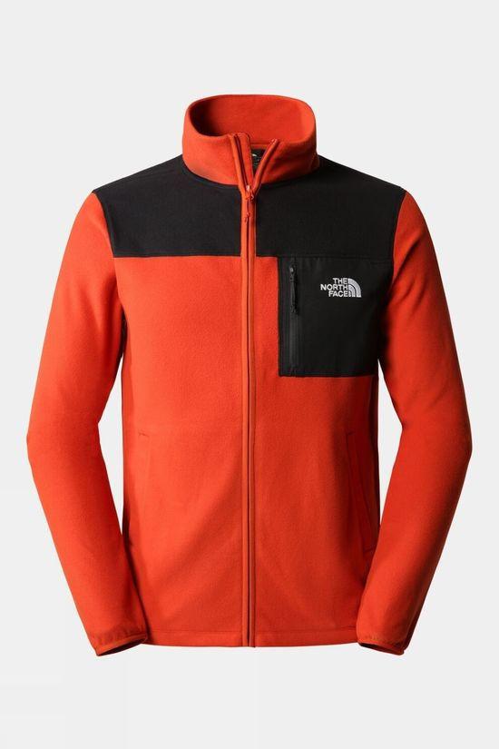 The North Face Mens Homesafe Full Zip Fleece Jacket Orange Size