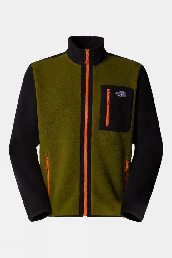 The North Face Mens Yumiori Full Zip Fleece Jacket Green Size