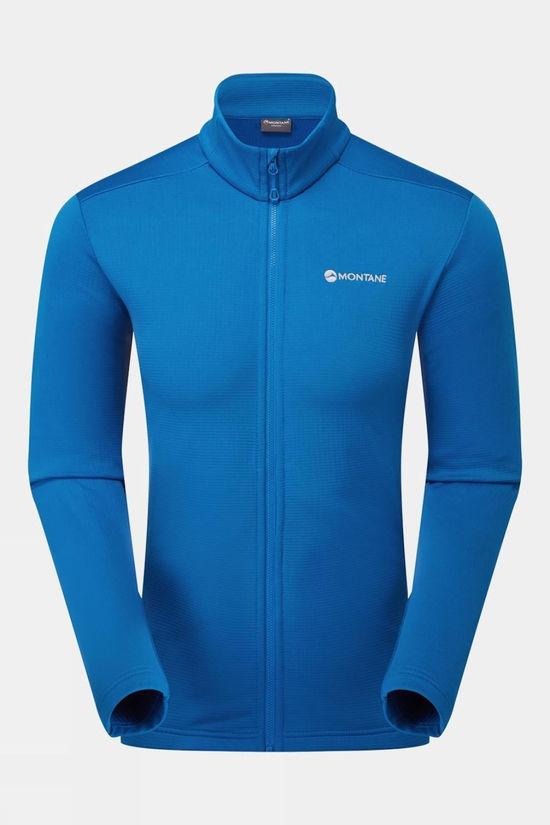 Montane Mens Protium Full Zip Fleece Jacket Royal Blue Size