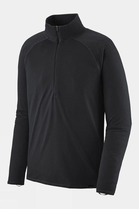 Patagonia Mens Capilene Midweight Zip-Neck Fleece Black Size