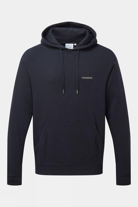 Passenger Mens Made To Roam Recycled Hoodie Navy Size