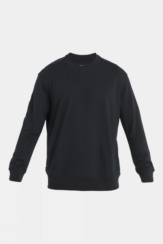 Icebreaker Mens Merino Shifter II Long Sleeve Sweatshirt Black Size