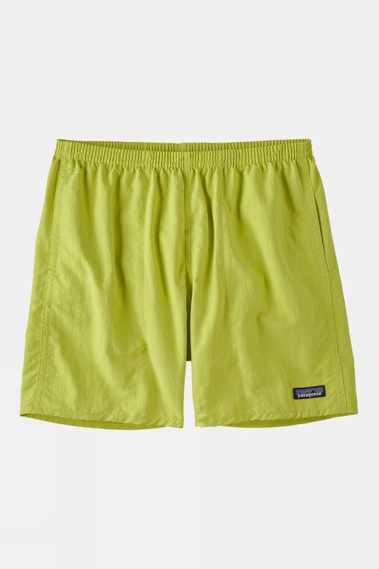 Patagonia Mens Baggies 5" Shorts Lime Green Size