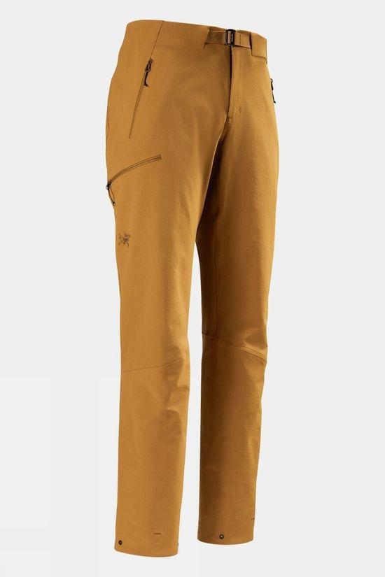 Arc'teryx Mens Gamma AR Pants Mid Brown Size