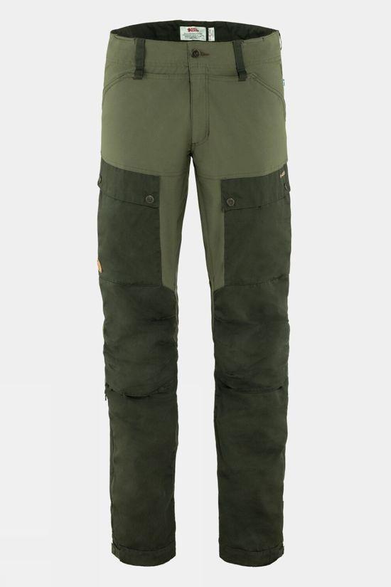 Fjallraven Mens Keb Trousers Dk Green Size 32" Reg