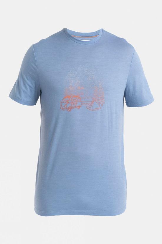 Icebreaker Mens Merino 150 Tech Lite III T-Shirt - Van Camp Blue Size