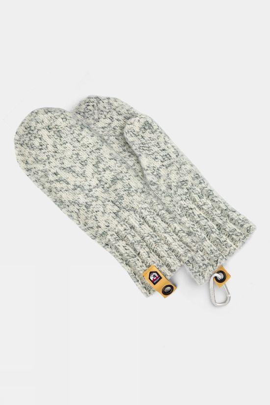 Hestra Unisex Wool Expedition Mitts Lt Grey Size