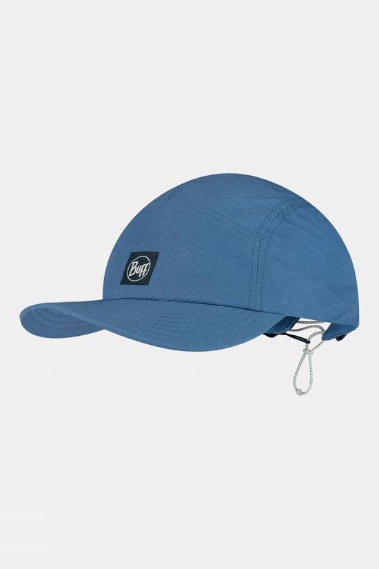 Buff Unisex 5 Panel Explore Cap Mid Blue Size