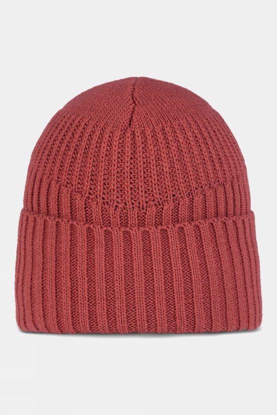 Buff Unisex Renso Knitted & Fleece Beanie Red Size