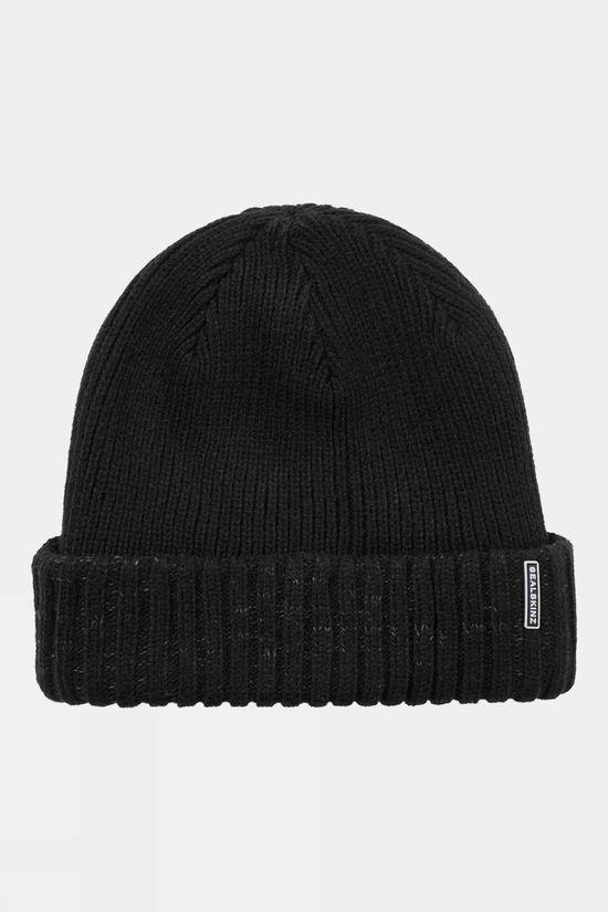 Sealskinz Bacton Cold Weather Roll Cuff Beanie Black Size