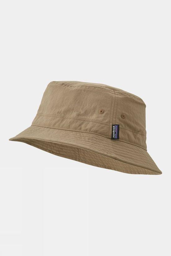 Patagonia Wavefarer Bucket Hat Lt Brown Size