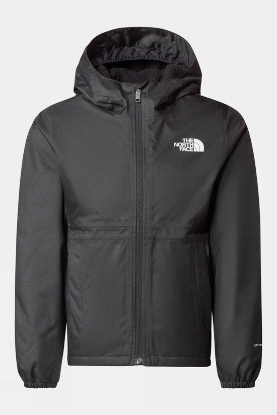 The North Face Girls Warm Storm Rain Jacket Black Size