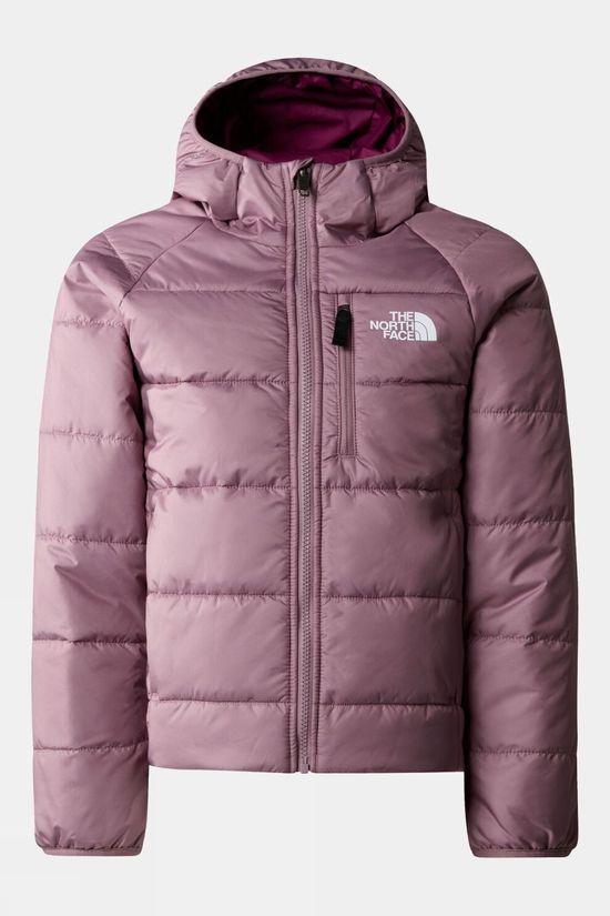 The North Face Girls Reversible Perrito Jacket Light Purple Size