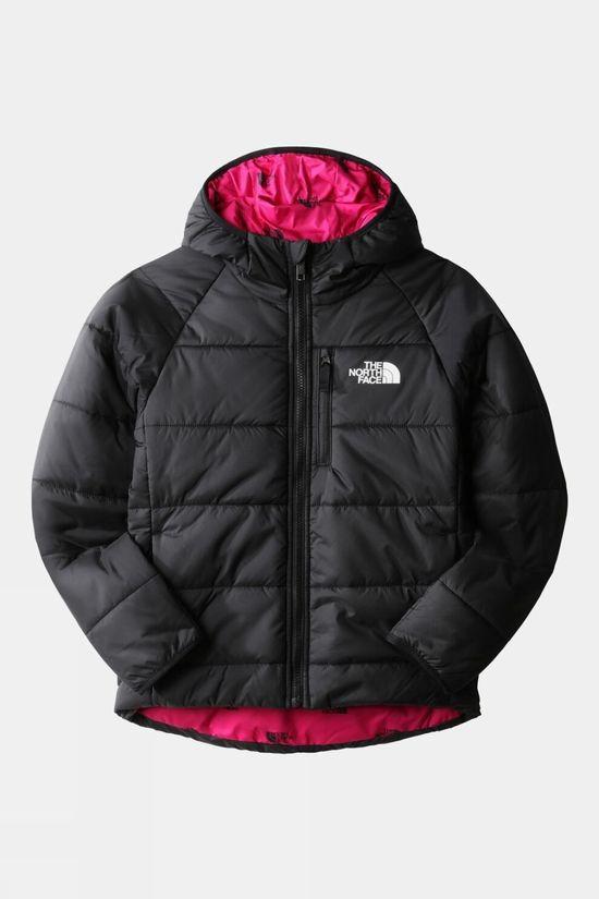 The North Face Girls Reversible Perrito Jacket Black Size