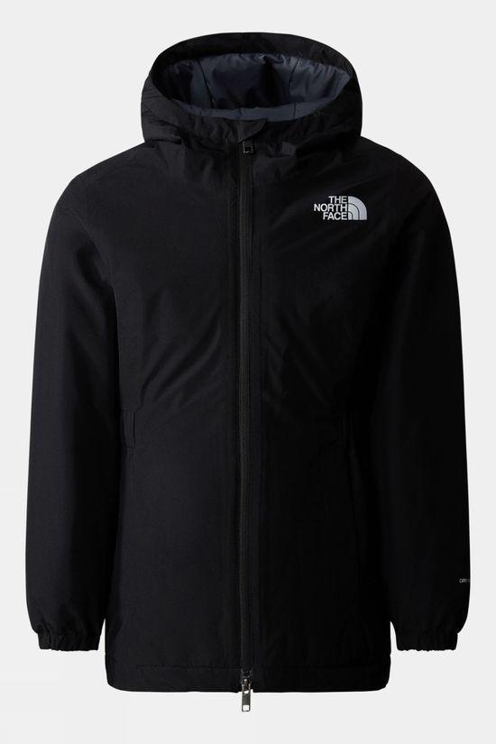 The North Face Girls Hikestellar Waterproof Parka Jacket Black Size