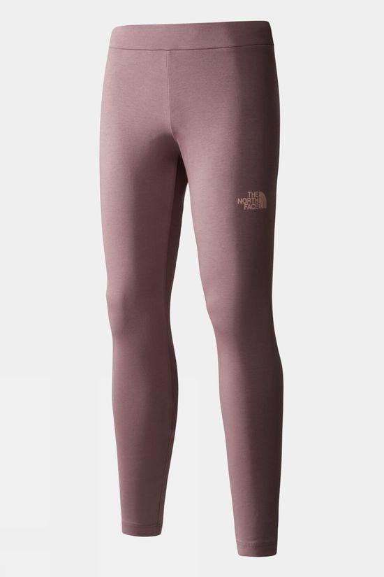 The North Face Girls Graphic Leggings Light Purple Size