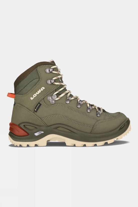 Lowa Womens Renegade GTX Mid Boots Mid Green Size