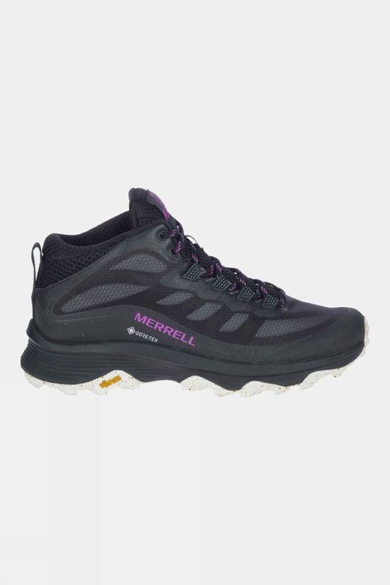 Merrell Womens Moab Speed Mid GTX Boots Black Size