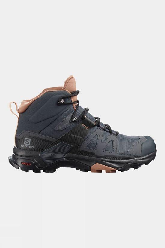 Salomon Womens X Ultra 4 Mid GTX Boots Mid Grey Size